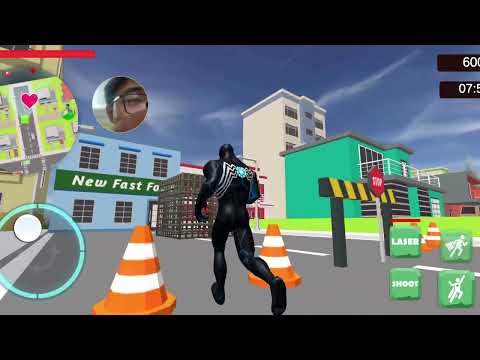 Black Spider Superhero Alien | Android Gameplay