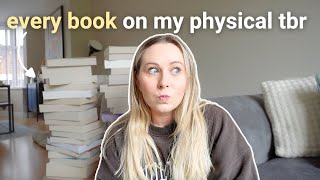 my entire physical tbr 📚🫣 *fantasy, romance &amp; more*