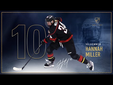 Djurgården Hockey: Youtube: Hannah Miller till Djurgården