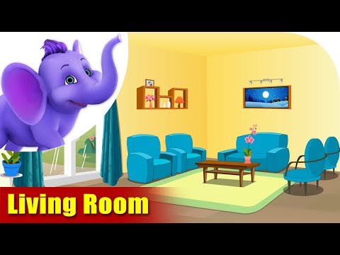 Living Room | Learning song for Children | 4K | Appu Series