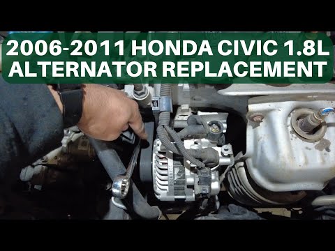 How To Replace the Alternator [2006-2011 Honda Civic 1.8L]
