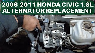 How To Replace the Alternator [2006-2011 Honda Civic 1.8L]