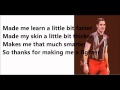 Glee - Fighter Lyrics 