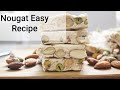 Irani Sweet Nougat Recipe | Persian Gaz |  How to Make Nougat at Home