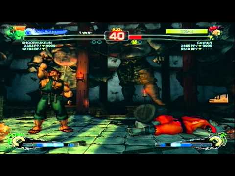 SSF4 replay - SHOORYUKENN(Blanka) vs GoshtiN(Akuma)