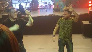 Noel Schajris y Leonel García bailando (Teatro Morelos Toluca 30/09/17)
