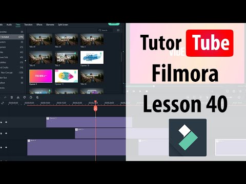 Filmora Tutorial Lesson 40 Working with Green Screen