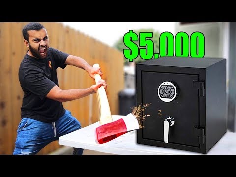 $5,000 If You Can Break Open This Abandon Safe!! (UNBREAKABLE SAFE CHALLENGE) Video