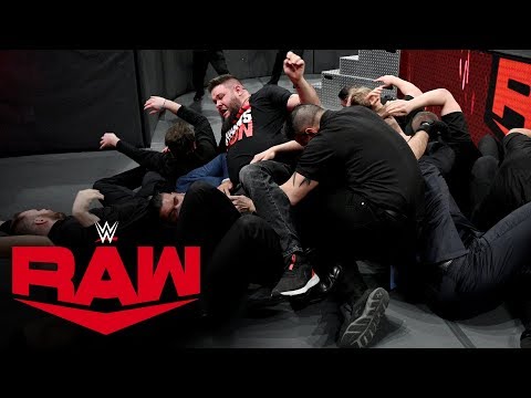 Kevin Owens and Samoa Joe engage in a massive brawl with Seth Rollins and AOP: Raw, Dec. 30, 2019