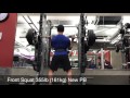 Front Squat 355lb (161kg) New PB