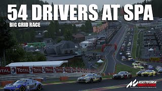 54 Driver at Spa - Assetto Corsa Competizione Big Grid Race