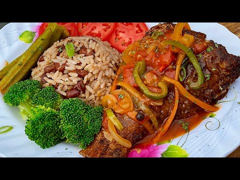 Brown Stewed Fish Red Snapper (Jamaican Style)