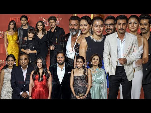Celebrities arrives at The Bads of Bollywood Premiere | SRK Family, Ambani Family, Ranbir, Alia