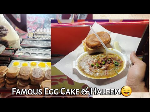 🤤Famous Egg Cake & Haleem of Agartala।Street Foods।@foodieagartala2168