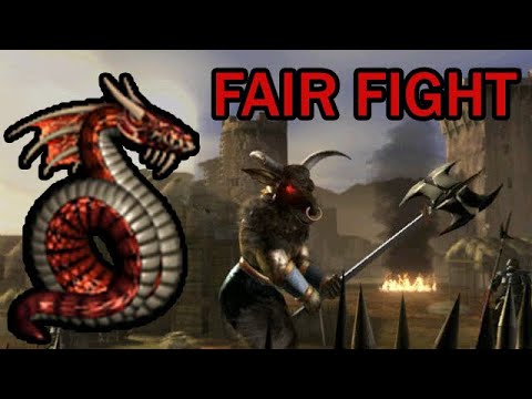 Minotaurs DEMOLISH Level 7 Creatures