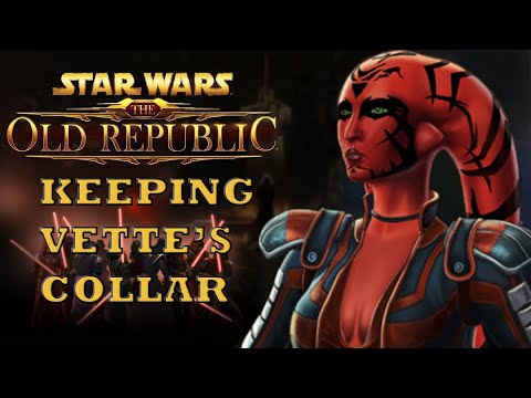 SWTOR KOTFE - Vette reacts to the warrior keeping her collar