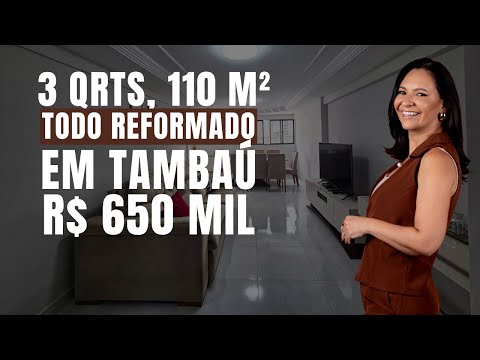 Sold🚫 3-bedroom apartment for R$ 650,000 in Tambaú, João Pessoa - PB