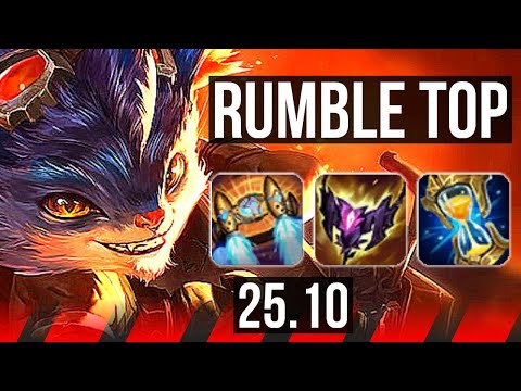 RUMBLE vs JAYCE (TOP) | 7/3/9 | EUW Challenger | 25.10
