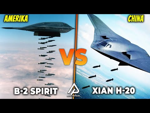Lebih Canggih Buatan Amerika Atau China? Adu Kekuatan & Kecanggihan Pesawat Xian H 20 VS B 2 Spirit