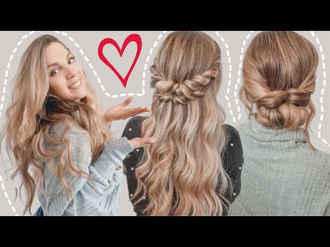 Tuto CHIGNON FACILE pour tous les jours ❤️ Coiffure simple et belle SANS TRESSE pour tous les jours
