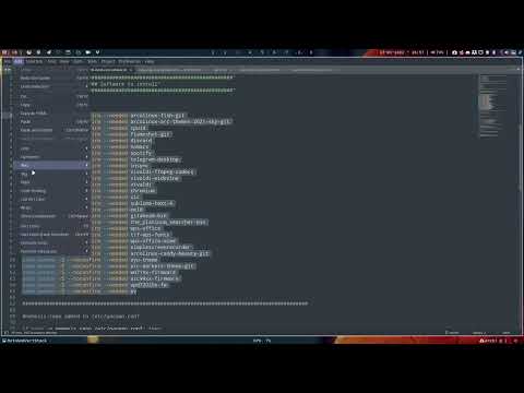 ArcoLinux : 2747 Scripts - sort your lines in Sublime-text-4 - super tip