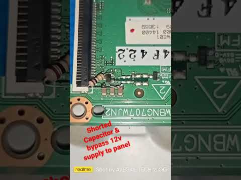 Sharp LED TV | No Display but Backlight is working " LCD Panel board defective "