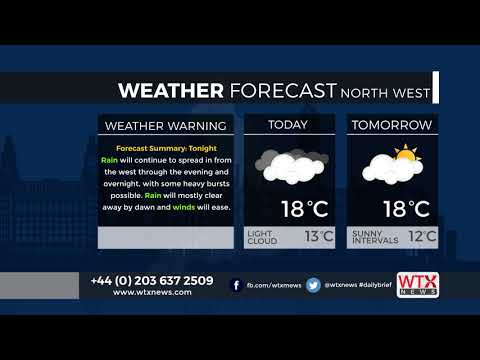 Wednesday 27-09-2017: Daily Weather update for the North West Of England