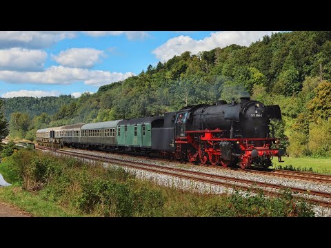 Mit Dampflok 23 058 durchs Pegnitztal 