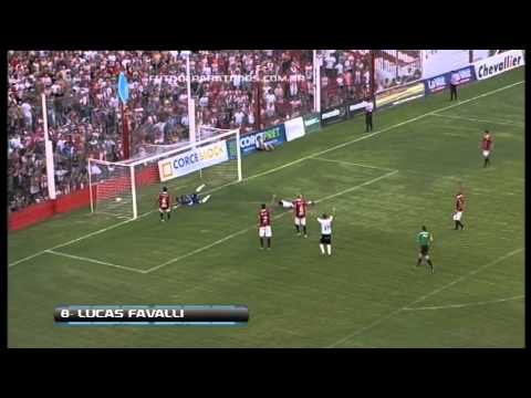 Gol Favalli. Instituto 2 Douglas Haig 0. Primera B Nacional. Fecha 22. Fútbol Para Todos.