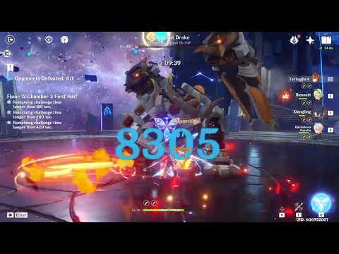 3.2 Abyss Speedrun 12-3-1 Aeonblight Drake 20s (Childe International)