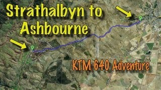 preview picture of video 'Strathalbyn to Ashbourne on a KTM 640 Adventure'