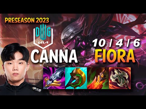 DK Canna FIORA vs K'SANTE Top - KR Ranked