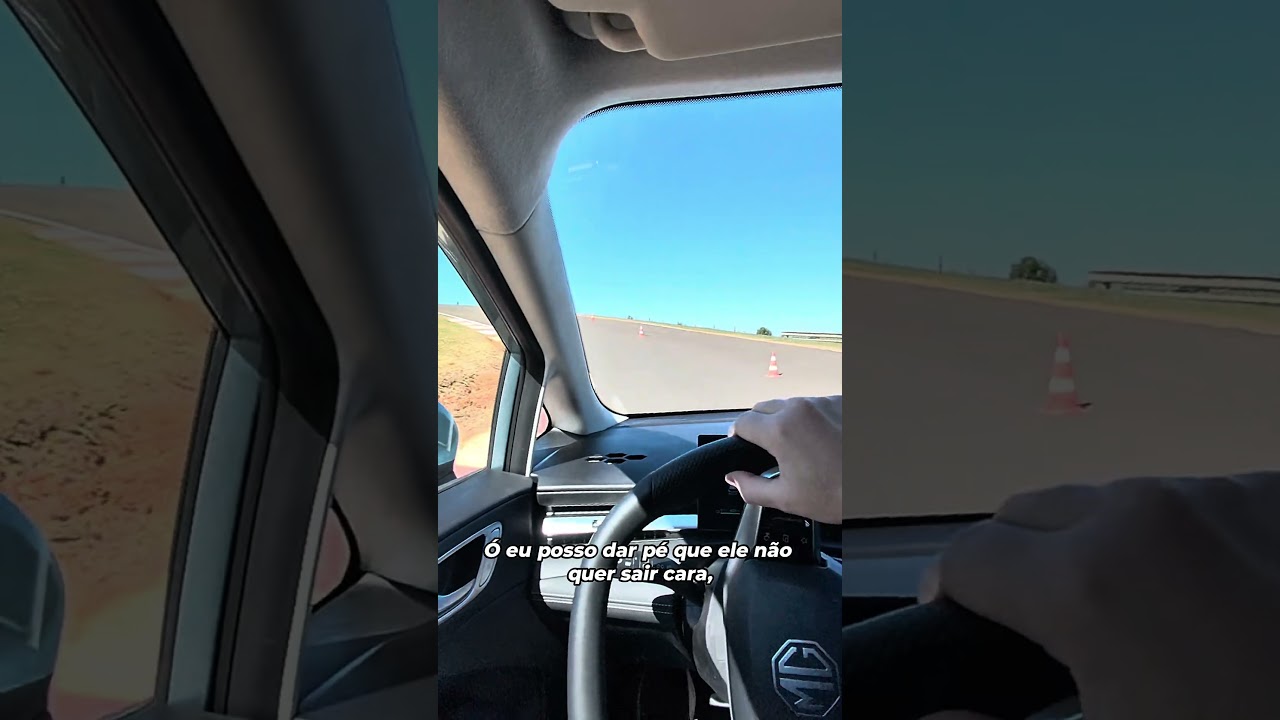 Pilotando o novo MG4 Urban na pista. Será que o elétrico é bom mesmo?