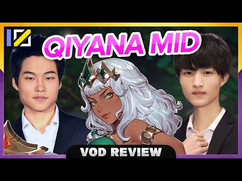 VOD Review: Qiyana Mid (Diamond) - Mcbaze | League of Legends