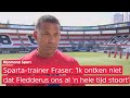 Fraser ergert zich aan oneerlijke zaakwaarnemers, werkweigering spelers en Mark-Jan Fledderus
