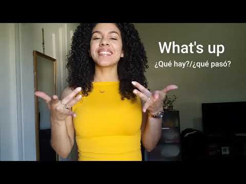 Greetings in Sign Language-ASL|Saludos en Lengua de Señas RD|Hi, Hola