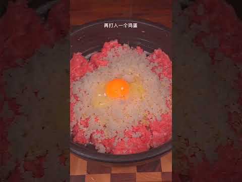 Fried lotus root meatballs recipe # follow kuaishou to learn cooking # kuaishou1millionfen 2