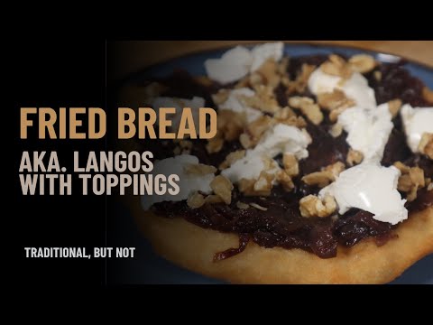 Hungarian Lángos Recipe | Crispy Fried Bread with 6 Delicious Toppings