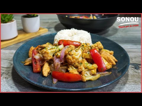 ASI SE PREPARA SALTADO DE COLIFLOR I COMIDA PERUANA