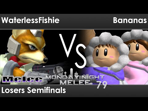 MNM 79 - FX | WaterlessFishie (Fox) vs SWG | Bananas (ICs) Losers Semifinals - Melee