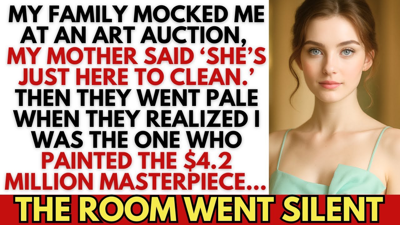 My Family Mocked Me At The Art Auction—Mom Said ‘She’s Just Here To Clean.’ I Painted The $4.2M Work