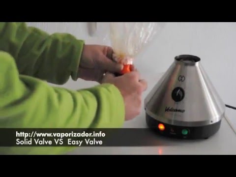 Solid Valve VS Easy Valve - Vaporizador Volcano