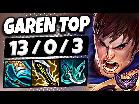 Garen vs Gangplank TOP [ Perfect KDA ] Korea Master Patch 25.17