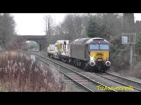 WCRC Class 57 No. 57314 on 6Z50 Rugeley PS - Guide Bridge B'sde Sdgs @ GB872 on 14.12.15 - HD