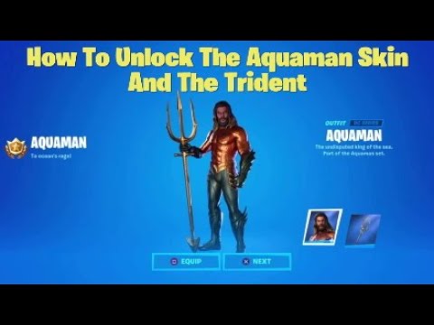 How To Unlock The FREE Aquaman Skin And Trident Pickaxe In Fortnite | Aquaman Challenge Week 5 GUIDE