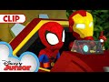 Spidey And Iron Man Tidy Up Marvel S Spidey And His Amazing Friends Disneyjunior