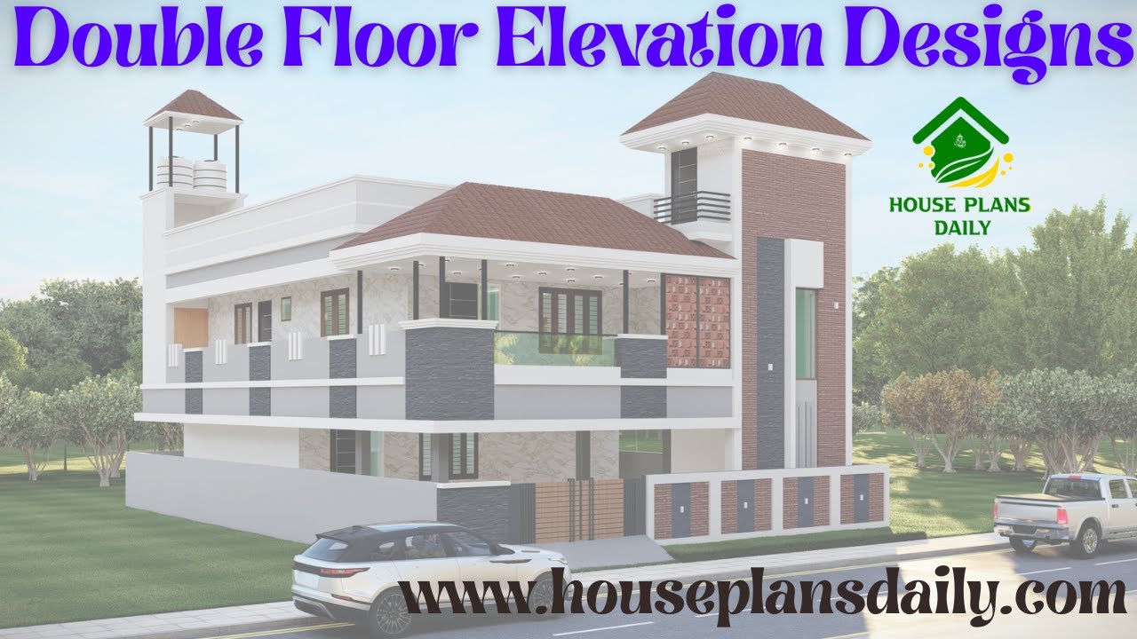 Double Floor Elevation Designs | Modern House Plans