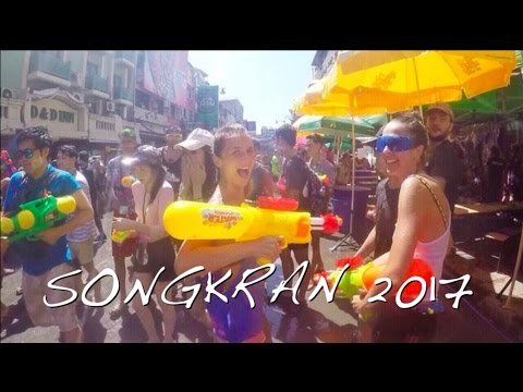 SONGKRAN 2017 | THE CRAZIEST WATER FIGHT ON EARTH | THAILAND TRAVEL VLOG