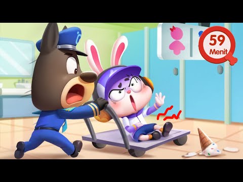 Jangan  Terlalu Banyak Makan Makanan Dingin 🧊🥶| Kepala Polisi Labrador | BabyBus Bahasa Indonesia