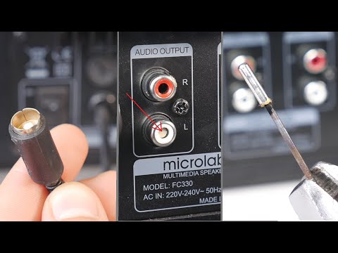 How To Remove Broken RCA Pin EASY DIY